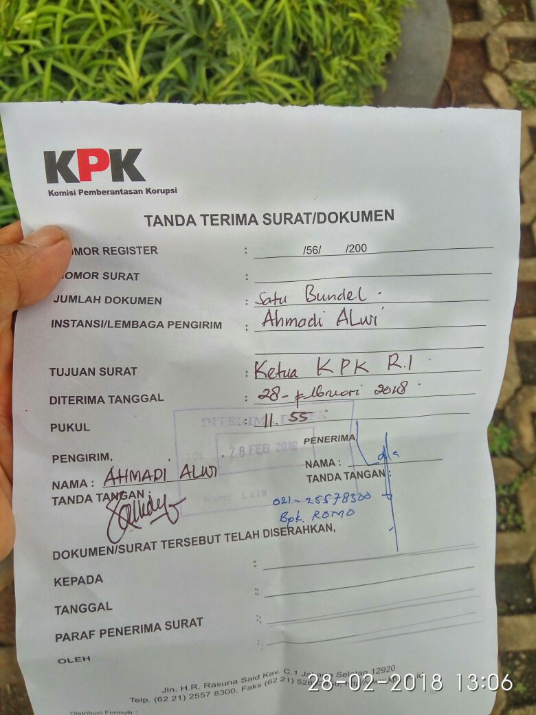 Dugaan Persekongkolan Proyek Listrik di Makassar Resmi Dilapor ke KPK