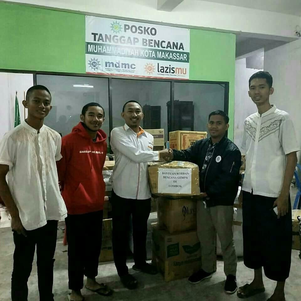 BKPRMI Mamajang Salurkan Donasi untuk Lombok di Lazismu Makassar