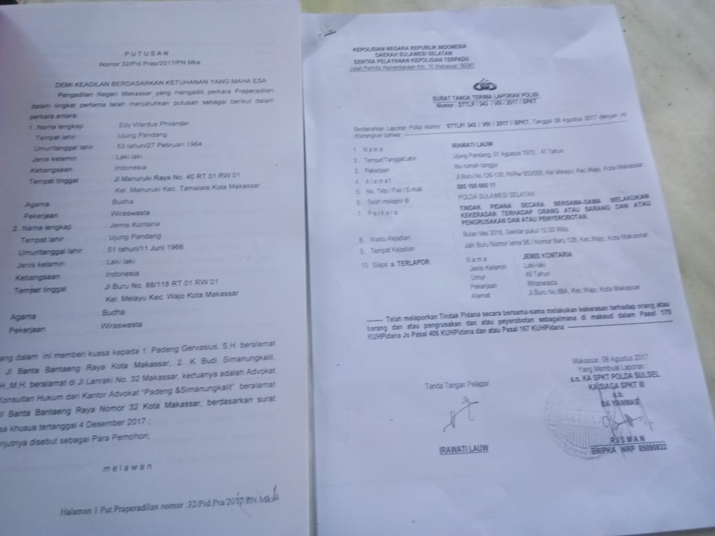 Penyidikan Kasus Dugaan Pengrusakan Ruko di Makassar Mangkrak