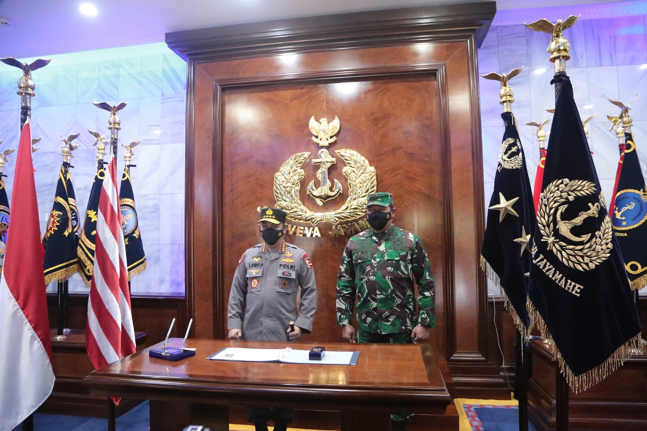 Polri dan TNI AL Sepakat Tingkatkan Keamanan Laut