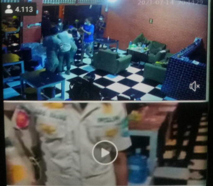 Viral, Oknum Satpol PP Tampar Pemilik Warkop di Gowa