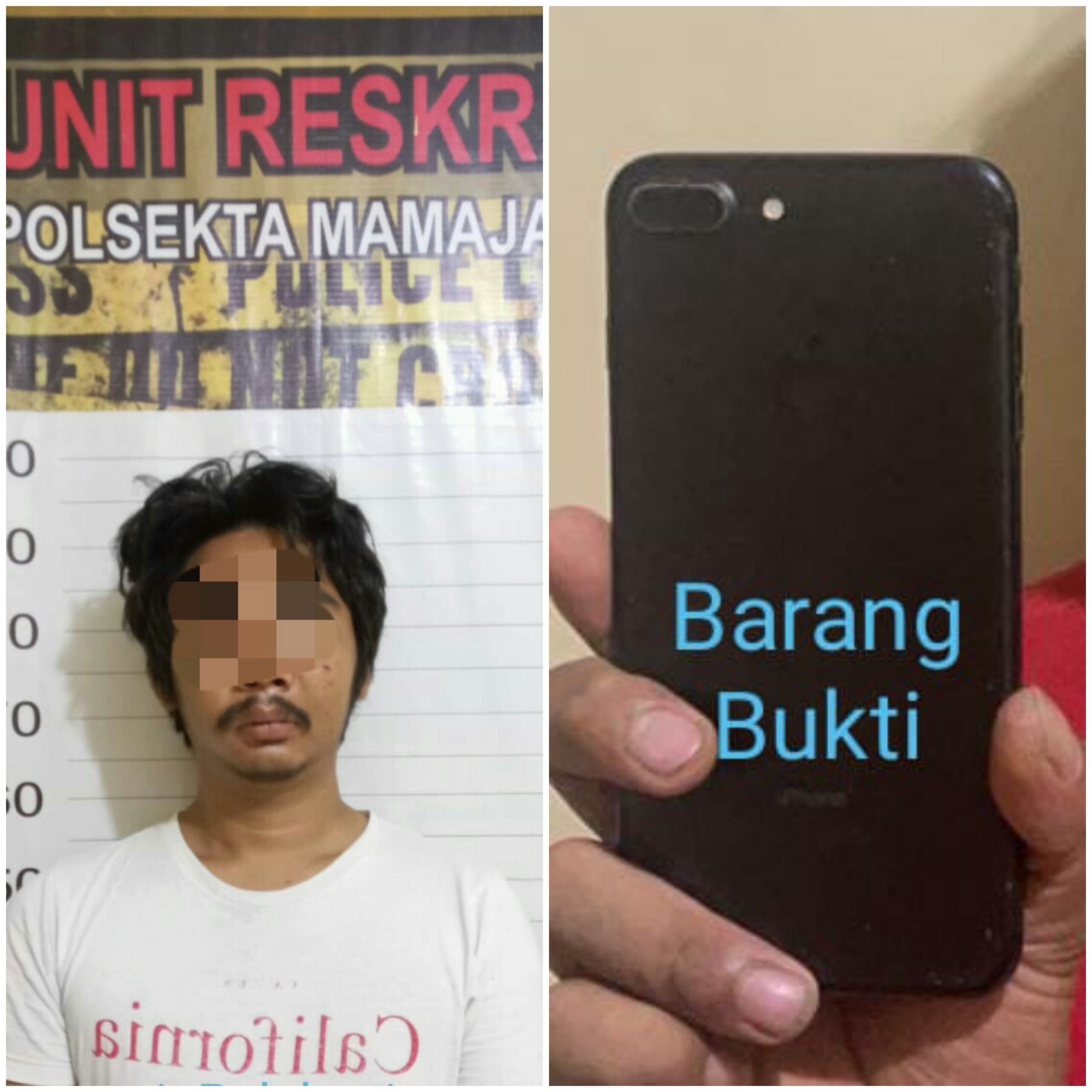 Polsek Mamajang Tangkap Pencuri Hp Pemilik Sari Laut