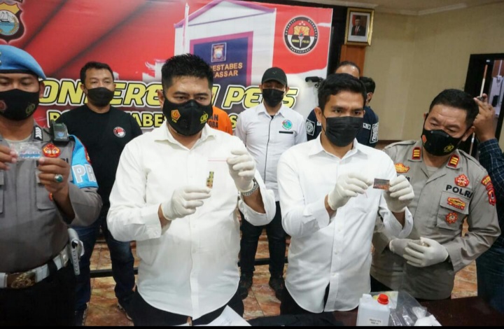Polisi Gagalkan Peredaran Narkoba Jenis LSD di Makassar
