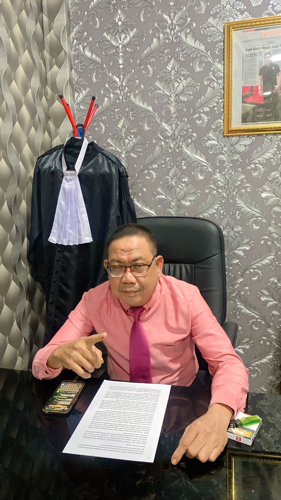 Farid Mamma Adukan Oknum Penyidik Polres Sidrap ke Propam