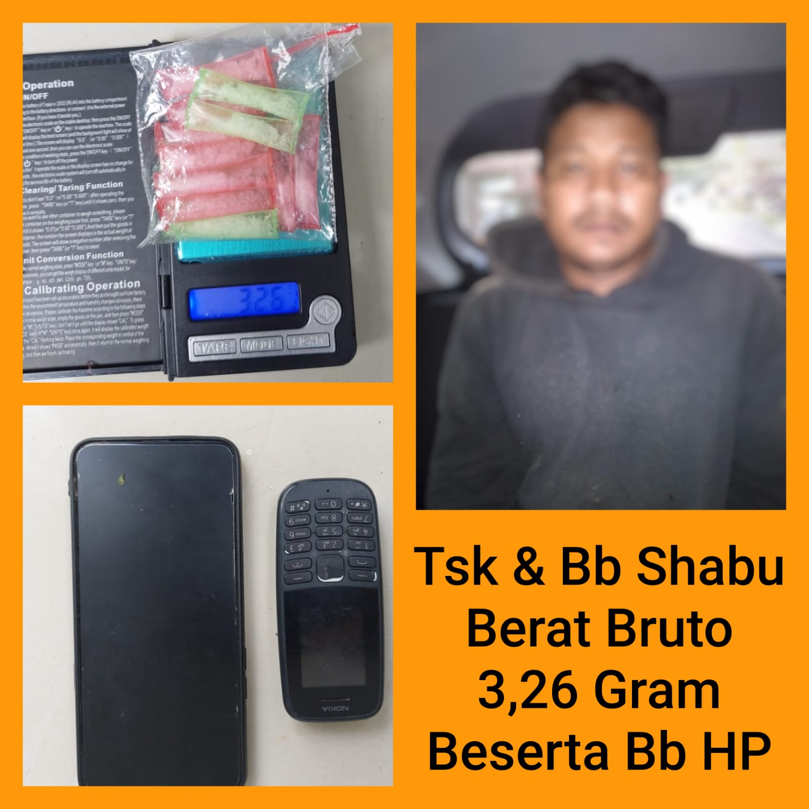 Polisi Tangkap Terduga Pelaku Narkoba