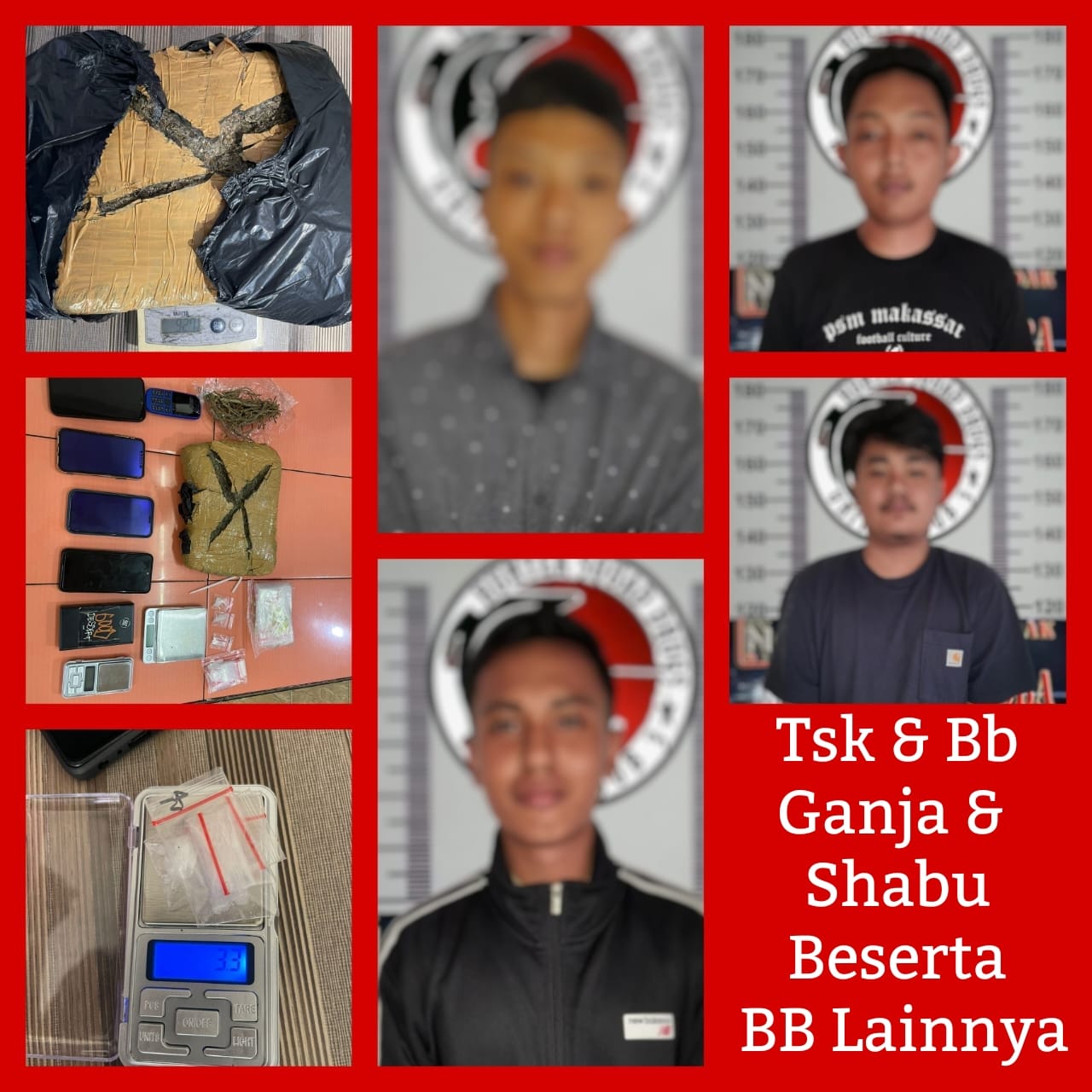 2 Oknum Satpol PP Pemesan Narkoba di Sulsel Diciduk Polisi