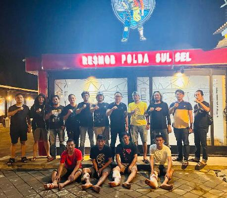 Resmob Polda Sulsel Bekuk 4 Spesialis Curat Nasabah Bank Lintas Provinsi