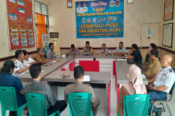 Forum Lalu Lintas dan Angkutan Jalan Kabupaten Pinrang Gelar FGD Cegah Laka Lantas