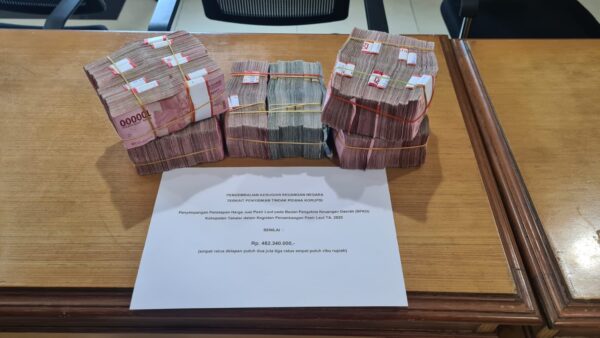 Giliran Direktur PT Banteng Laut Indonesia Balikin Kerugian Negara Rp 480 Juta