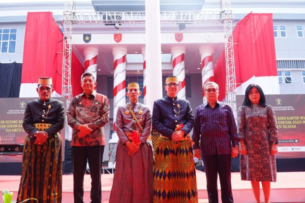 Resmikan Gedung Kanwil Kemenkumham Sulsel, Menkumham Tekankan Pelayanan Publik