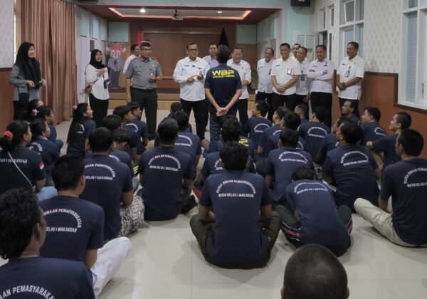 Temu Sapa Warga Binaan Rutan Makassar, Kakanwil Ditjenpas Sulsel Tegaskan Tak Toleransi Pelanggaran Hp dan Narkoba