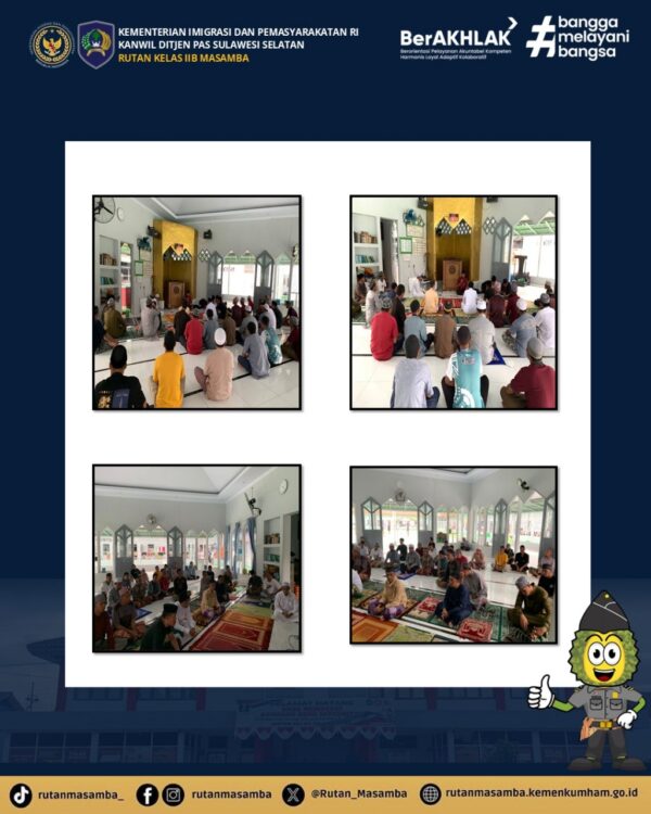 Rutan Masamba Gandeng Wahdah Islamiyah Gelar Tahsin Al-Qur’an untuk Warga Binaan