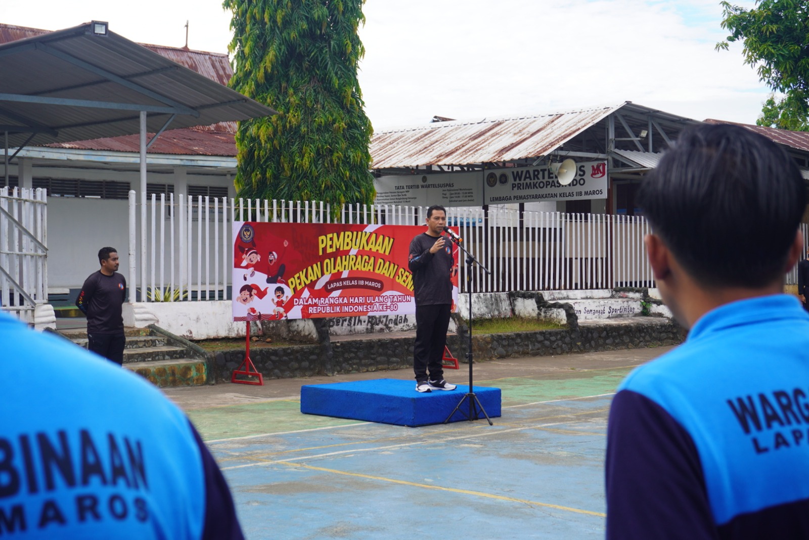 Semarak HUT ke-80 RI, Lapas Maros Bikin Warga Binaan ‘Adu Gengsi’ di Lapangan