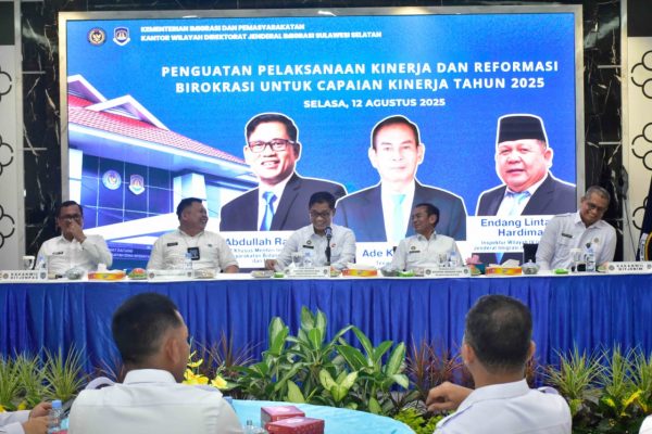 Lapas Narkotika Sungguminasa Perkuat Reformasi Birokrasi, Targetkan Capaian Kinerja 2025