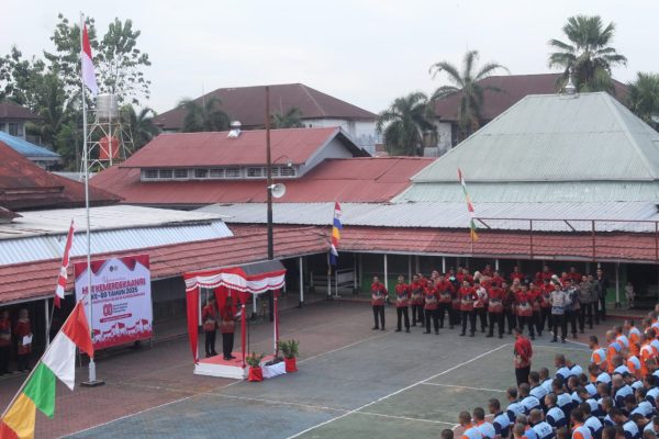 Semangat Kemerdekaan Berkobar di Lapas Narkotika Sungguminasa, WBP Ikuti Upacara dengan Khidmat