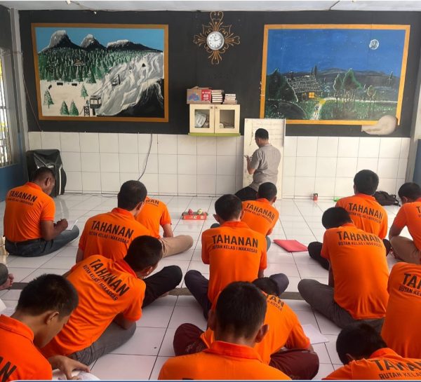 Rutan Makassar Gandeng Konselor Adiksi, Warga Binaan Dibimbing Pulih dan Mandiri