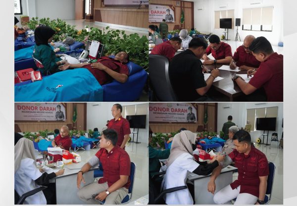 Lapas Maros Ikut Meriahkan Donor Darah Kejari Maros