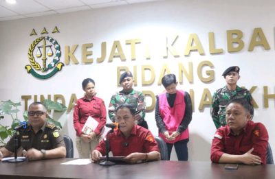 RS Ditangkap dan Ditetapkan Tersangka Korupsi Lahan Bank Kalbar