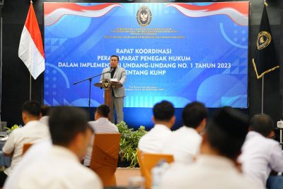 Pejabat Pemasyarakatan Makassar Hadiri Rakor APH, Dorong Implementasi KUHP Baru
