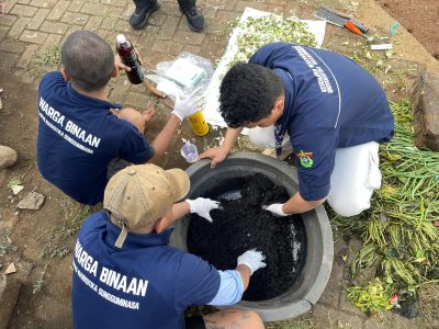 Dari Limbah Jadi Harapan: Warga Binaan Lapas Sungguminasa Ubah Sisa Dapur Menjadi Pupuk Fermentasi