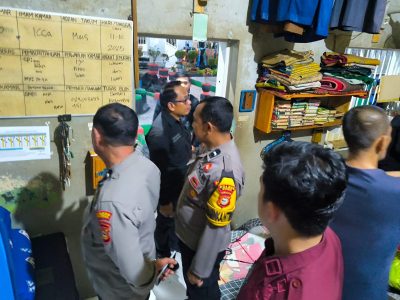 Lapas Narkotika Sungguminasa dan Polisi Gelar Sidak Tengah Malam, Tekan Peredaran Narkoba dari Dalam Lapas