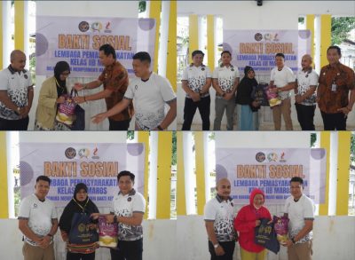 Lapas Maros Gelar Bakti Sosial Peringati Hari Bakti Kemenimipas