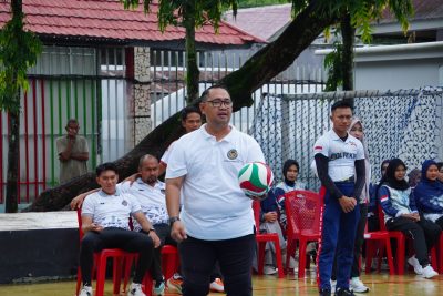 Di Rutan Pangkep, Turnamen Voli Menghapus Sekat Jelang Tahun Baru