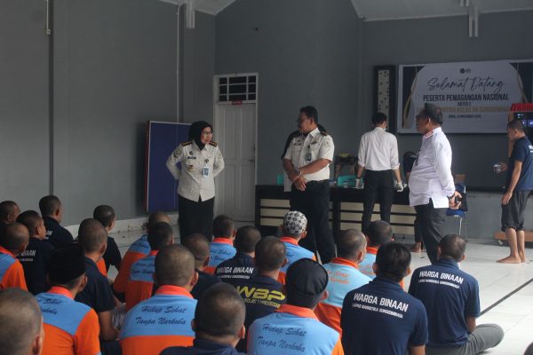 Kanwil Ditjenpas Sulsel Pantau Lapas Narkotika Sungguminasa, Ratusan WBP Jalani Tes Urine