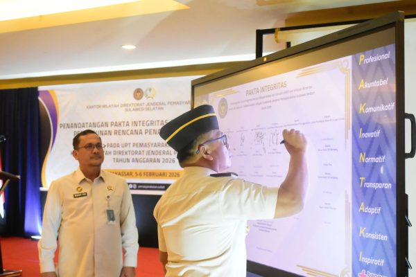 Perkuat Integritas dan Akuntabilitas, Lapas Narkotika Sungguminasa Teken Pakta Integritas dan Susun RPD 2026