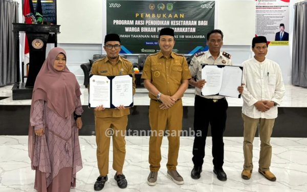 Bupati Luwu Utara Buka Program Pendidikan Kesetaraan bagi Warga Binaan Rutan Masamba