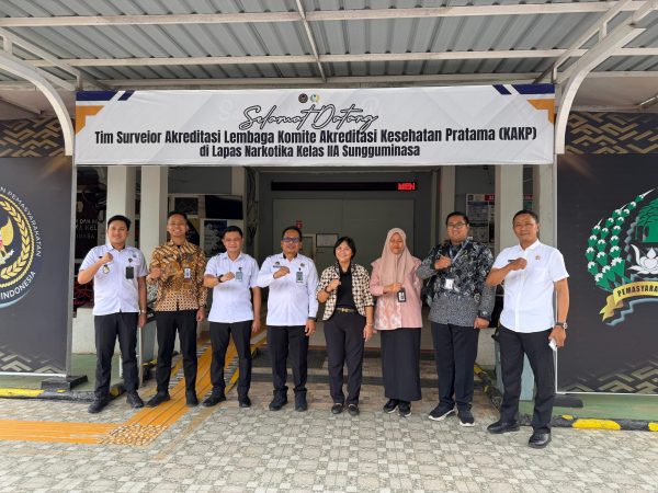 Lapas Narkotika Sungguminasa Terima Monev Tim Strategi Pelayanan Pemasyarakatan