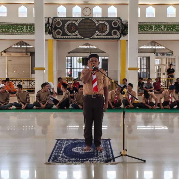 Pramuka Warga Binaan Rutan Makassar Ikuti Lomba Adzan, Latih Iman dan Karakter