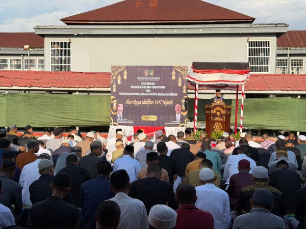 Shalat Idul Fitri 1447 H di Lapas Narkotika Sungguminasa Berlangsung Khidmat