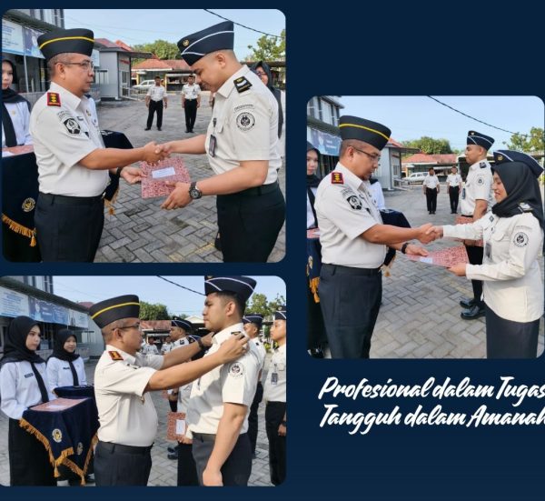 6 Petugas Rutan Makassar Naik Pangkat